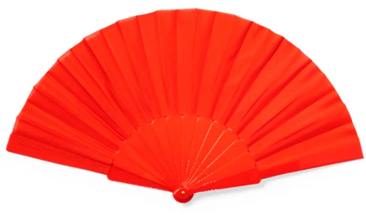 Festival Waaier - Rood | 43 x 23 cm | Spaanse Waaier | Fashion Favorite